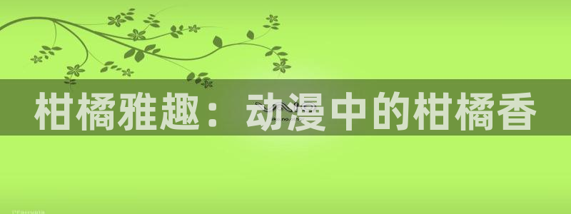 风车动漫网(p)_：柑橘雅趣：动漫中的柑橘香