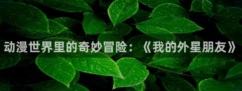 风车动漫n：动漫世界里的奇妙冒险：《我的外星朋友》